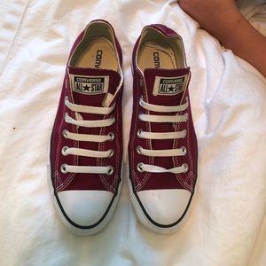 Maroon converses